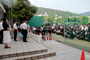 防災避難訓練