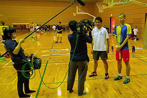 テレビ番組の撮影がありました