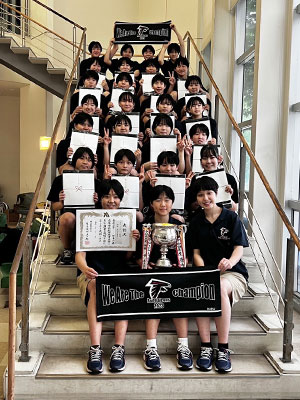 女子バスケットボール部 香川県高校総体優勝