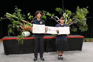 全国高校生花いけバトル香川大会２０２５「英明刹花」優勝