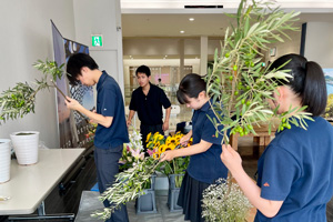 瀬戸内国際芸術祭夏会期開幕の飾花