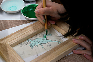 色付け　うまくグラデーションを作っている