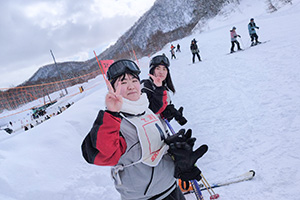 スキー滑れるようになったよ